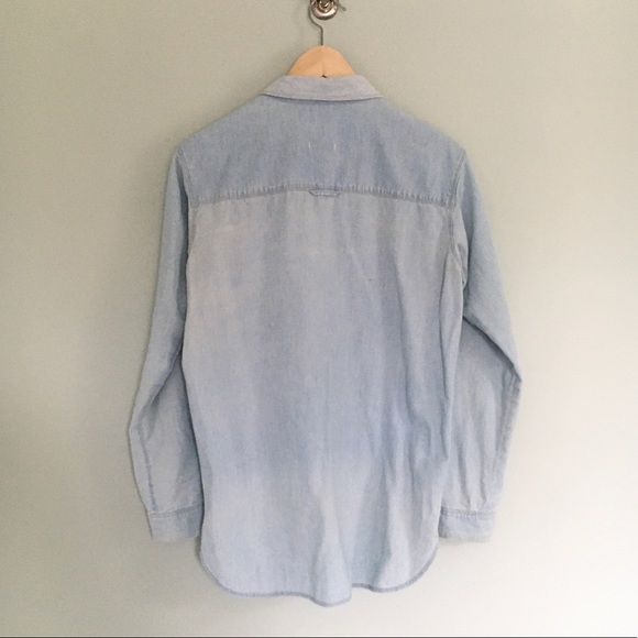 Madewell Women’s Chambray Shirt, Size XS - Picture 7 of 8